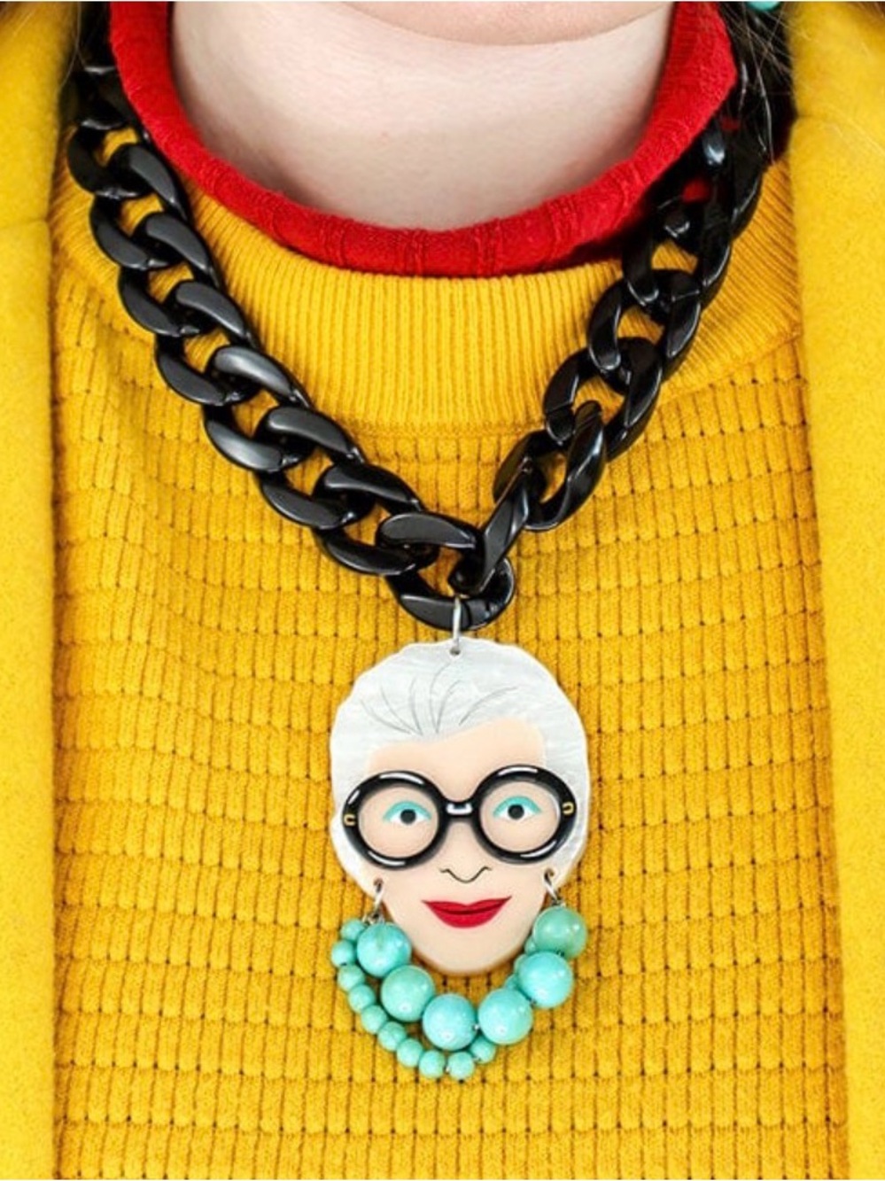 Iris Apfel “ Iris the Style Icon Statement Necklace”